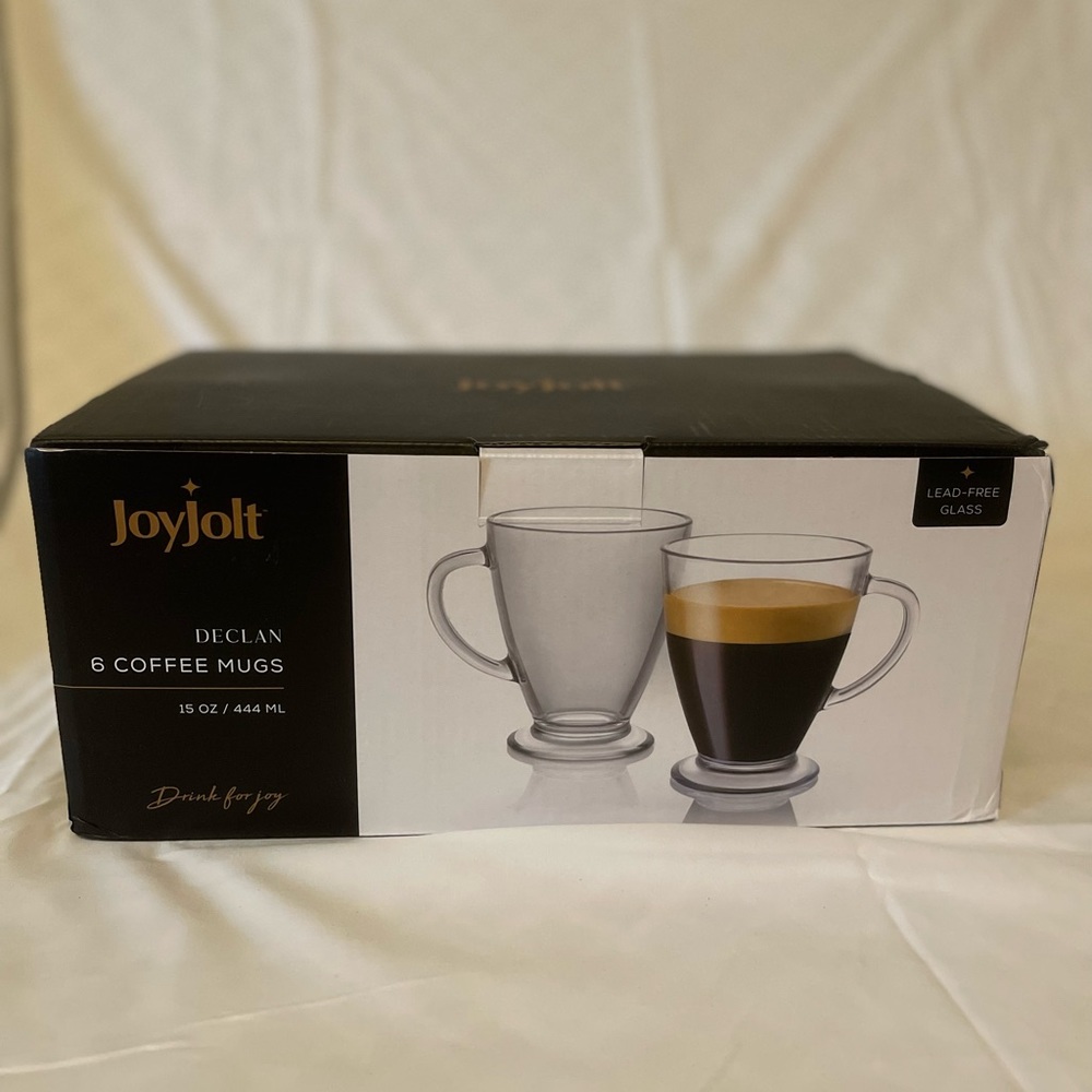 JoyJolt Declan Coffee Mugs 6ct